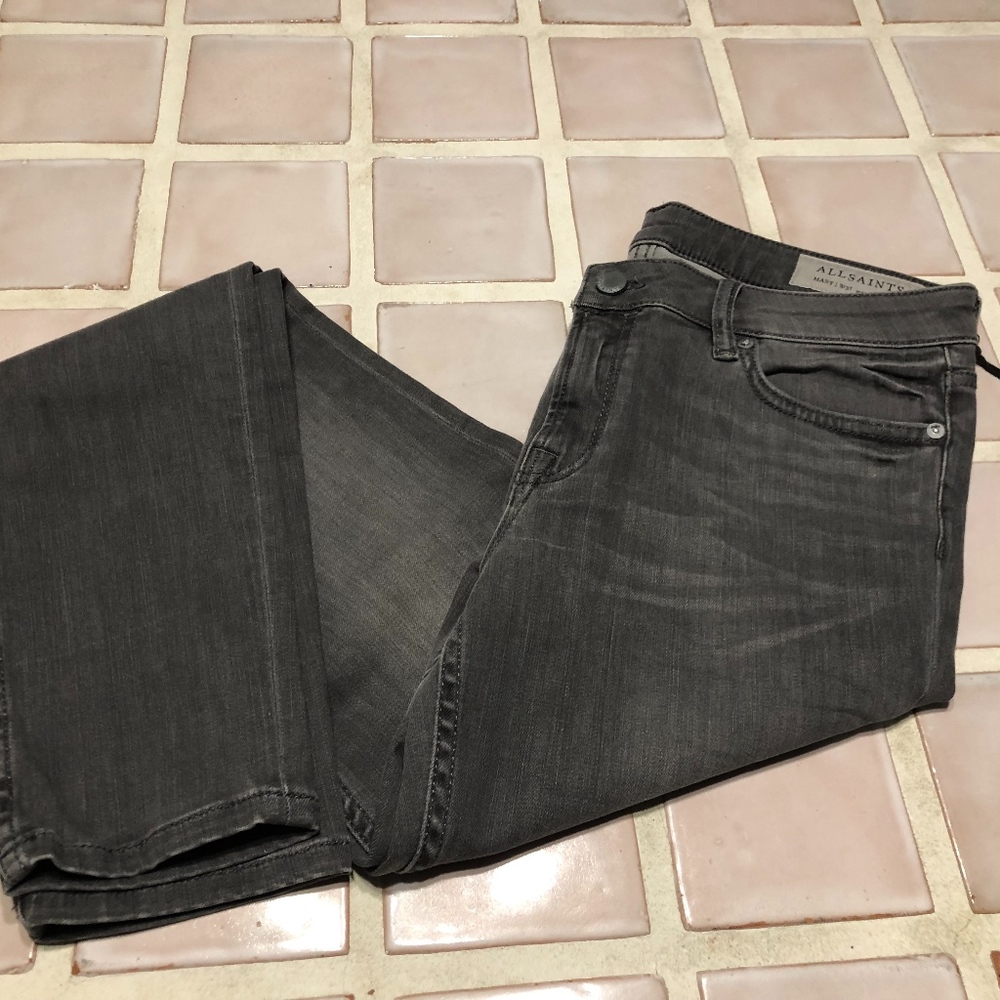 ALLSAINTS - grey distressed Jeans 31 - US size 6